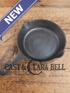 So cool! The hammered Unknown Foundry pointy handle #5 cast iron skillet. Maker Unknown great for sides! Skillet