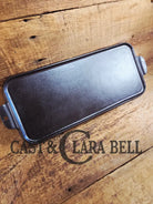 So elegant! 1910’s Griswold #7 Cast Iron Long Griddle with Slant Block Logo ERIE 744 Griddle