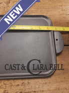 So elegant! 1920’s Griswold #7 Cast Iron Long Griddle with Slant Block Logo 744 Griddle