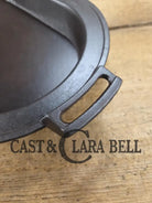 So elegant and very hard to find! 1910’s Griswold #8 Slant Logo 749 Long Griddle/Sad Iron Heater. Don’t miss this one!