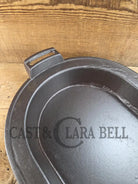 So elegant and very hard to find! 1910’s Griswold #8 Slant Logo 749 Long Griddle/Sad Iron Heater. Don’t miss this one!