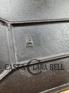 So Elegant & Awesome Blob Makers Mark! 1920’S Griswold #7 Cast Iron Long Griddle Slant Block Logo