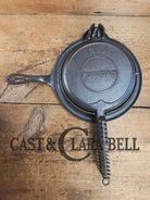 So unique! 1920’s Griswold/Puritan #8 (885/886) combo Waffle Iron with Low Base Waffle Iron