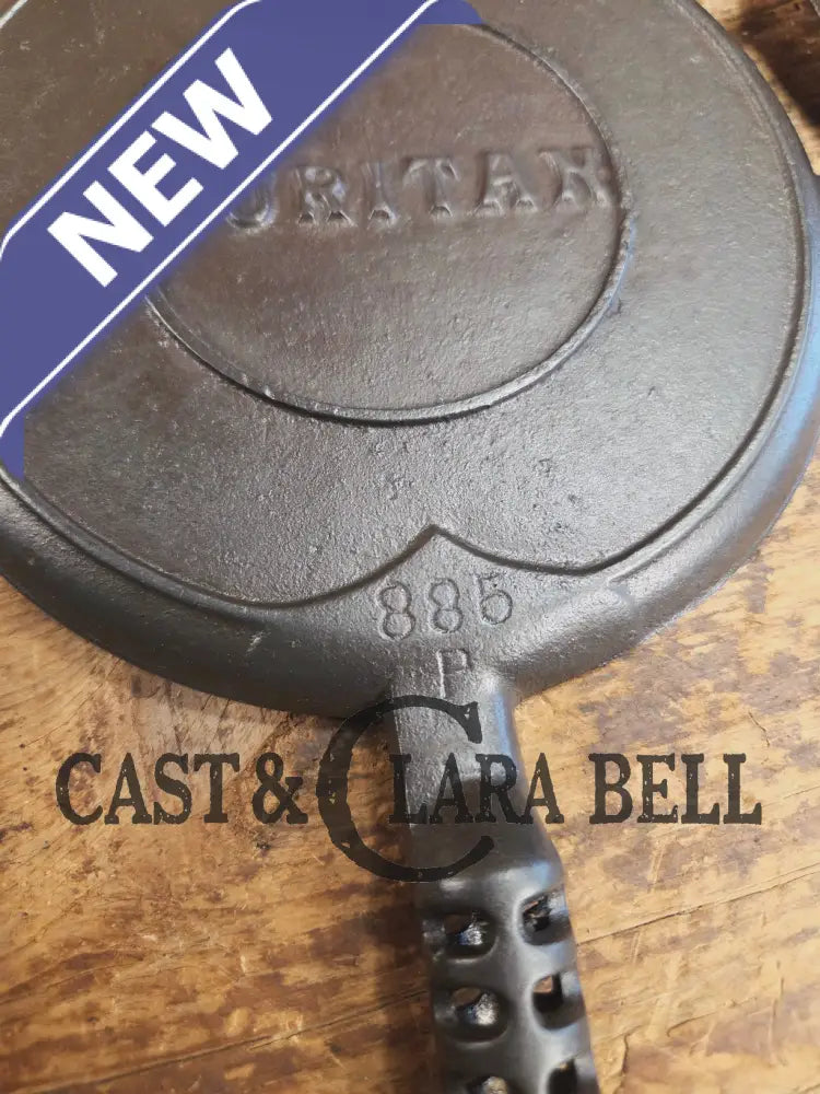 So unique! 1920’s Griswold/Puritan #8 (885/886) combo Waffle Iron with Low Base Waffle Iron