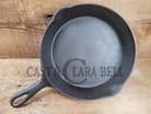 So Unique! 1930’S Favorite Piqua Ware #7 Cast Iron Skillet Smiley Logo.