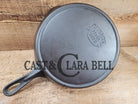 So Unique! 1930’S Favorite Piqua Ware #7 Cast Iron Skillet Smiley Logo.