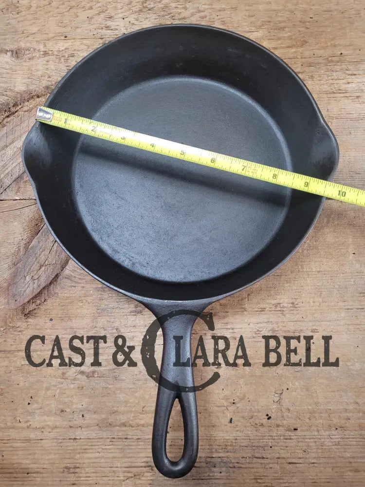 So Unique! 1930’S Favorite Piqua Ware #7 Cast Iron Skillet Smiley Logo.