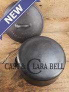 So unique! 1930’s Large fully marked Wagner Ware No. 9 Dutch Oven with saw tooth style Lid 1269 and Ghostmarked Logo!?