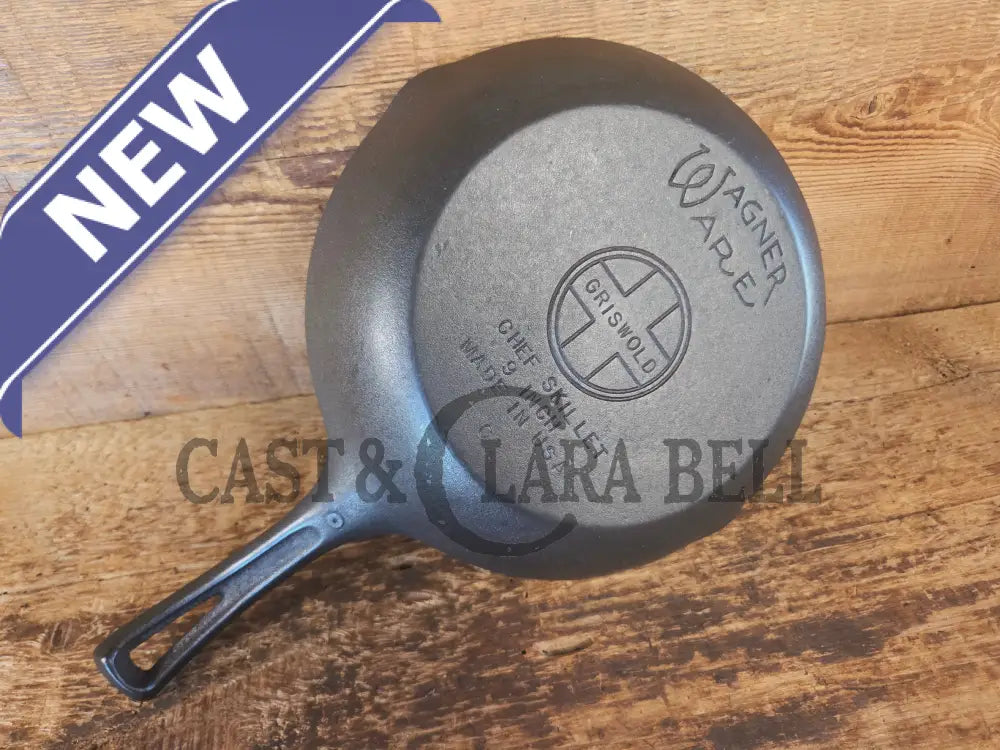 So unique! 1950’s Griswold/Wagner double logo Chef Skillet - Skillet