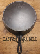 So unique and harder to find! Wagner made 1910’s Arc straight logo Sidney O. #9 Skillet with Heat Ring