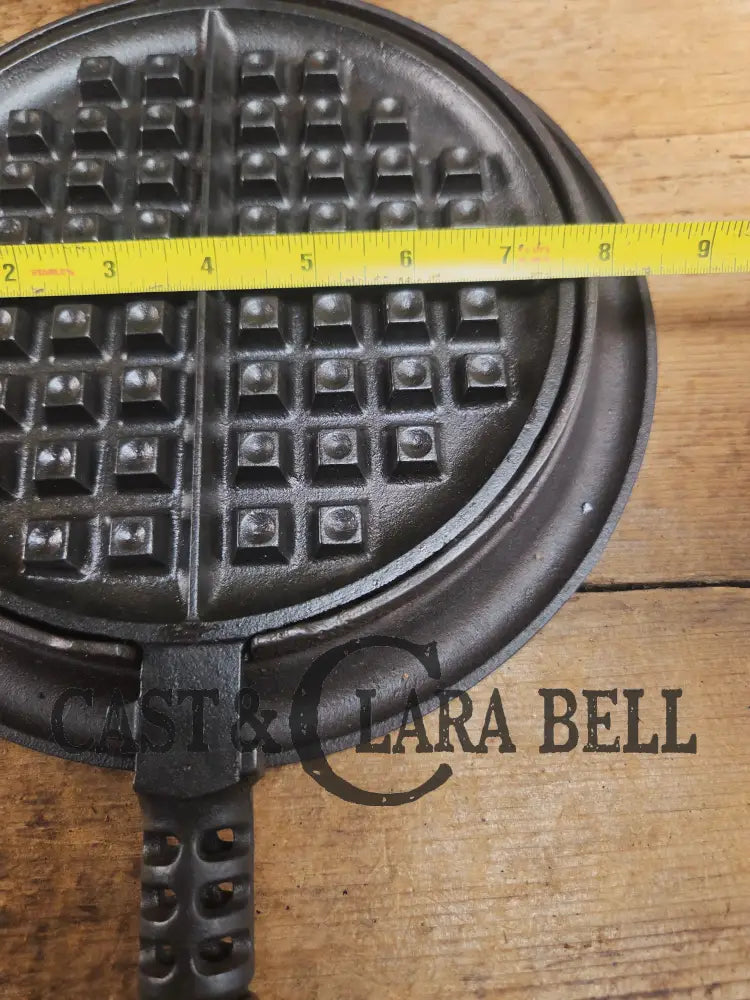 So unique! Best Made ’Sears Roebuck & Co.’ by Griswold No. 8 Waffle Iron with Matching Best Made base! Waffle Iron