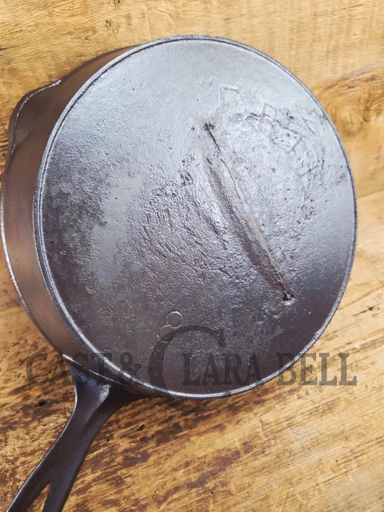 So unique converstion starter. Recast Erie #8 Cast Iron Skillet. See description Skillet