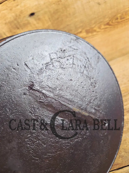So unique converstion starter. Recast Erie #8 Cast Iron Skillet. See description Skillet