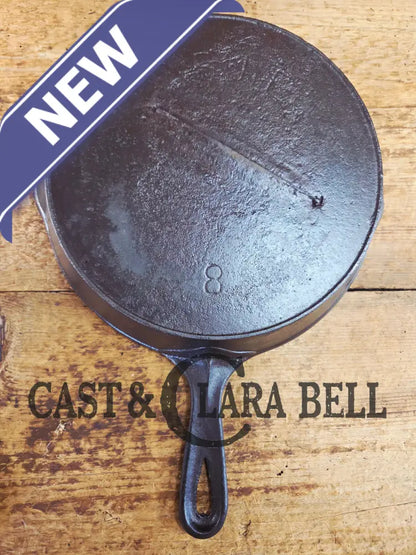 So unique converstion starter. Recast Erie #8 Cast Iron Skillet. See description Skillet