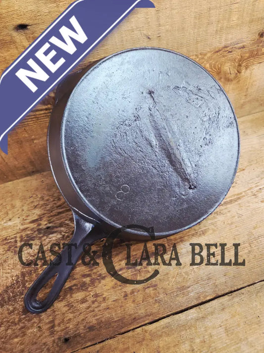So unique converstion starter. Recast Erie #8 Cast Iron Skillet. See description Skillet