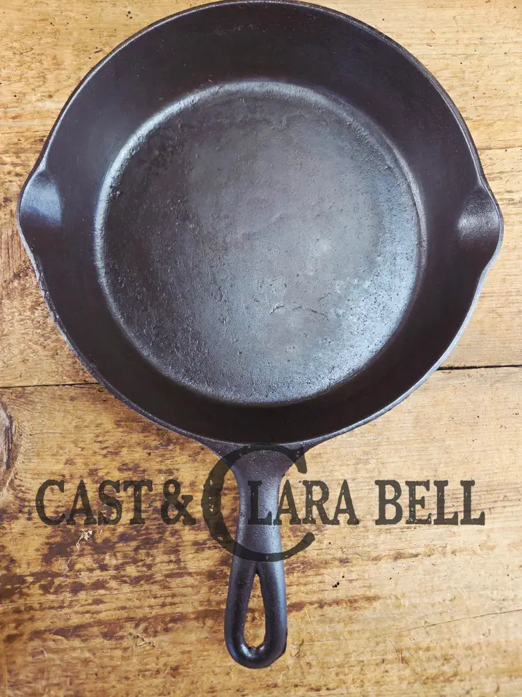 So unique converstion starter. Recast Erie #8 Cast Iron Skillet. See description Skillet