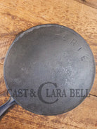 So unique converstion starter. Recast Erie #9 Cast Iron Skillet. Unique raised maker’s mark - Skillet