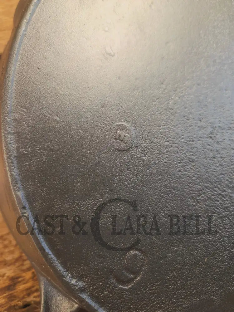 So unique converstion starter. Recast Erie #9 Cast Iron Skillet. Unique raised maker’s mark - Skillet