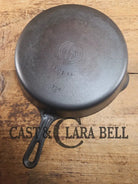 Sought after grooved handle! The Classic Griswold No. 8 Skillet with Small Block Logo 704 Skillet