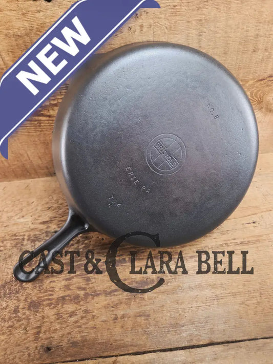 Sought after grooved handle! The Classic Griswold No. 8 Skillet with Small Block Logo 704 Skillet