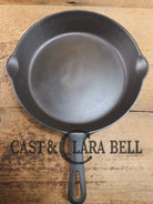 Sought after grooved handle! The Classic Griswold No. 8 Skillet with Small Block Logo 704 Skillet