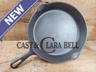 Sought After Grooved Handle! The Classic Griswold No. 8 Skillet With Small Block Logo 704 N.
