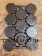 Sourdough English Muffins! HTF 1920’s Griswold No. 1 Gem Pan Variation 2 11 cup p/n 940. Rarity 6! Bakeware