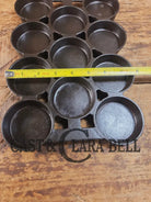 Sourdough English Muffins! HTF 1920’s Griswold No. 1 Gem Pan Variation 2 11 cup p/n 940. Rarity 6! Bakeware