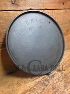 Spectacular and hard to find Griswold ERIE 3rd Series #10 Round Griddle with Bail! You don’t see these often! Griddle