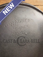 Spectacular piece! EARLY 1900’s Wagner arc straight logo #14 bailed round griddle SC24 - Griddle