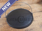 Spectacular piece! EARLY 1900’s Wagner arc straight logo #14 bailed round griddle SC24 - Griddle
