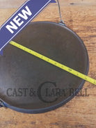 Spectacular piece! Late 1910’s #742 Griswold No. 14 Round Griddle w/ Bail and Slant Logo. The largest made of its kind