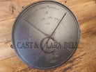 Spectacular piece! Late 1910’s #742 Griswold No. 14 Round Griddle w/ Bail and Slant Logo. The largest made of its kind