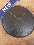 Spectacular piece! Late 1910’s #742 Griswold No. 14 Round Griddle w/ Bail and Slant Logo. The largest made of its kind