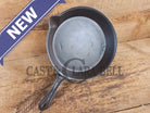 Stunner. Antique gate-marked unknown #7 skillet. Est 1880’s. Left single spout heat ring bottom w/ semi fancy handle