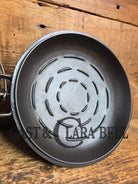 Stunning! 1930’s Favorite Piqua Ware #8 Dutch Oven with matching lid. Smiley Logo. Dutch Ovens Trivets & Kettles