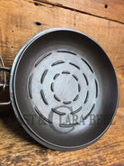 Stunning! 1930’s Favorite Piqua Ware #8 Dutch Oven with matching lid. Smiley Logo. Dutch Ovens Trivets & Kettles
