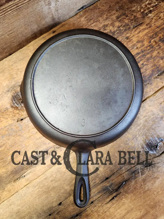 Stunning! Early Birmingham Stove & Range Red Mountain Series #8 Skillet