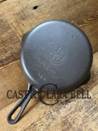 Super handy 1930’s Griswold No. 5 Saute Skillet Small Logo Grooved Handle Smooth Bottom 724 L Skillet