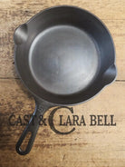Super handy 1930’s Griswold No. 5 Saute Skillet Small Logo Grooved Handle Smooth Bottom 724 M. Restored and Ready to