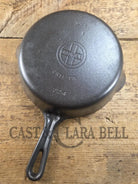 Super handy 1930’s Griswold No. 5 Saute Skillet Small Logo Grooved Handle Smooth Bottom 724. Restored and Ready to Use!