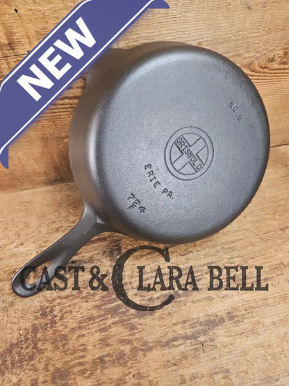 Super handy 1930’s Griswold No. 5 Sauté Skillet Small Logo Smooth Bottom 724. Restored and Ready to Use! Skillet
