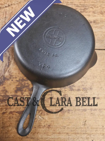 Super handy 1930’s Griswold No. 5 Sauté Skillet Small Logo Smooth Bottom 724. Restored and Ready to Use! Skillet