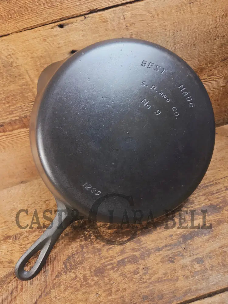 Super unique! 1930’s Era Griswold made Sears and Roebuck & Co. ’Best Made’ No. 9 Cast Iron Skillet - Skillet