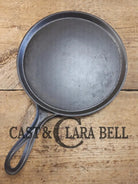 Super unique! Late 1800’s antique Gate marked Round Cast Iron Stove Eye Griddle. Elegant & hard working. Cool raised