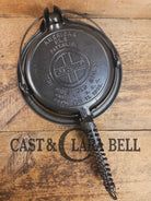 The BEST gift idea! Gorgeous Griswold #8 Cast Waffle Iron #151/151 Low base #152 Fully Restored and Seasoned! Waffle