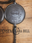 The BEST gift idea! Gorgeous Griswold #8 Cast Waffle Iron #151/151 Low base #152 Fully Restored and Seasoned! Waffle