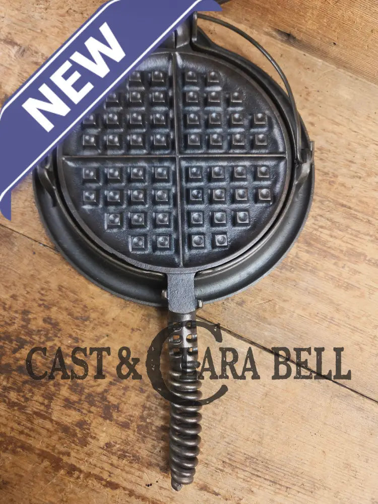 The BEST gift idea! Gorgeous Griswold #8 Cast Waffle Iron #151/151 Low base #152 Fully Restored and Seasoned! Waffle