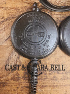 The BEST gift idea! Gorgeous Griswold #8 Cast Waffle Iron #151/151 Low base #152 Fully Restored and Seasoned! Waffle