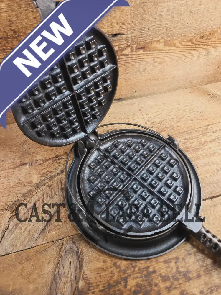 The BEST gift idea! Gorgeous Griswold #8 Cast Waffle Iron #151/151 Low base #152 Fully Restored and Seasoned! Waffle